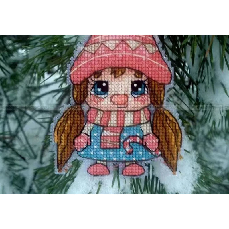 Adorable Hedgehogs with Coffee DIY Cross Stitch Kit