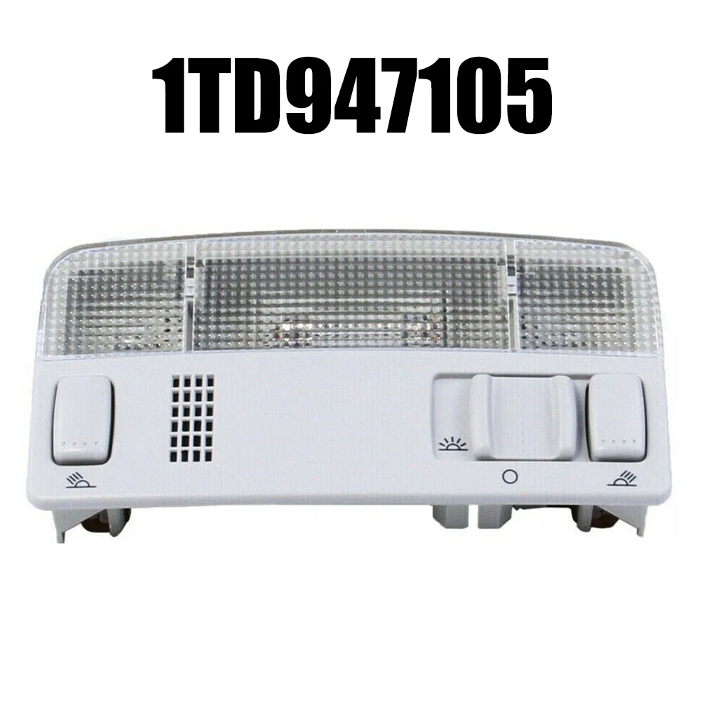 

Новинка, 1 шт., серая/бежевая Автомобильная верхняя купольная лампа для чтения, лампа для гольфа, Touran, Leon, MK4, Toled 1TD947105 3B0947105