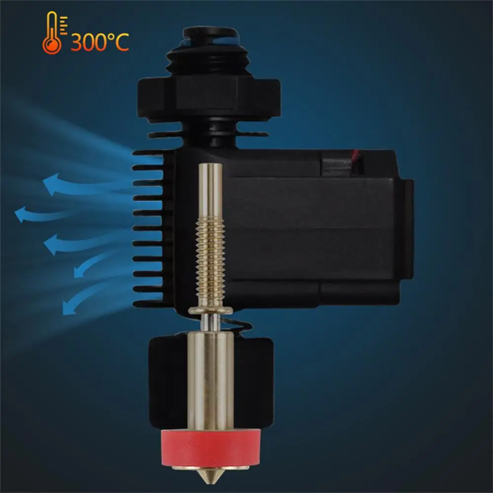 Bico Bimetálico Tudo-em-um Titânio de Latão Heatbreak para Extrusora Hotend 0.25 mm 0.4 mm 0.6 mm 0.8 mm - Imagem 4