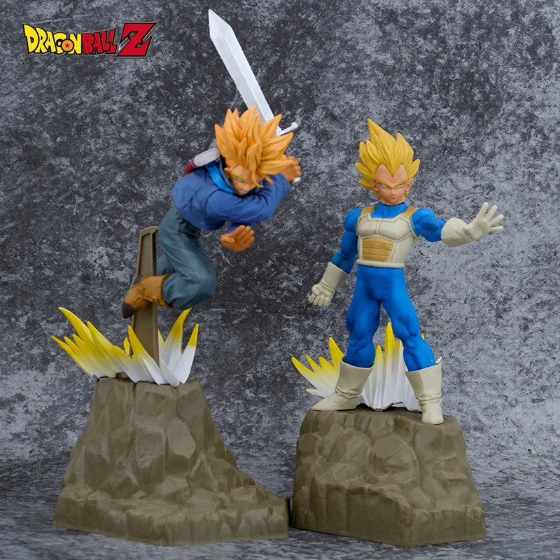 Estátua Goku Criança Com Bastão Dragon Ball Figure coleção