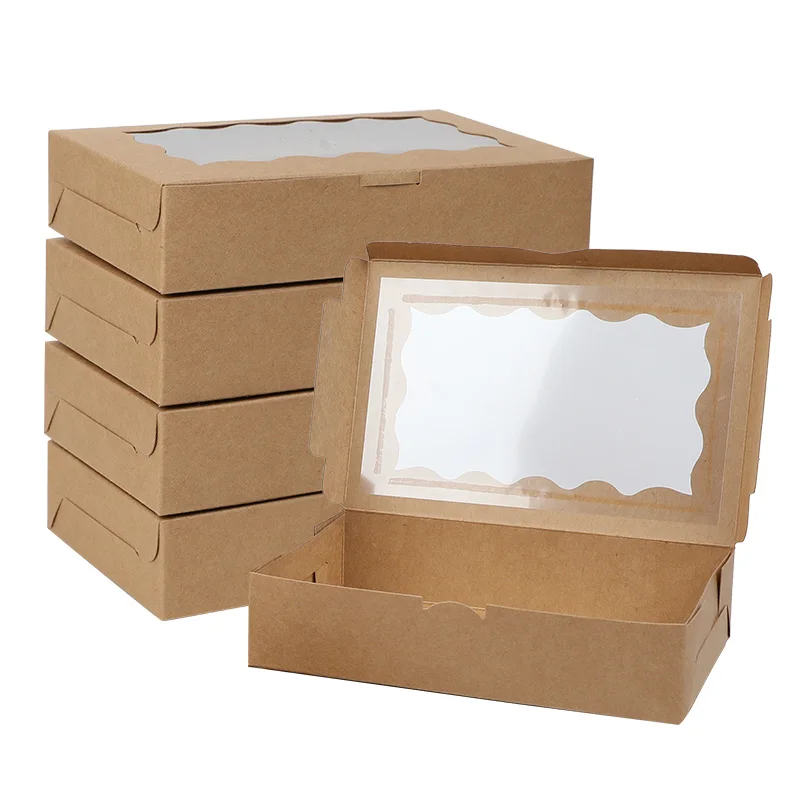 30PCS Cake Bakery Boxes with Window – Ideal for Chocolates, Candy, Desserts, Cupcakes, ... - SKU CBBW2258 - UGI Packaging
