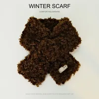 Fashion Thickened Rabbit Fur Scarf Keep Warm Windproof Thickened Scarf Choker Scarf Autumn Winter