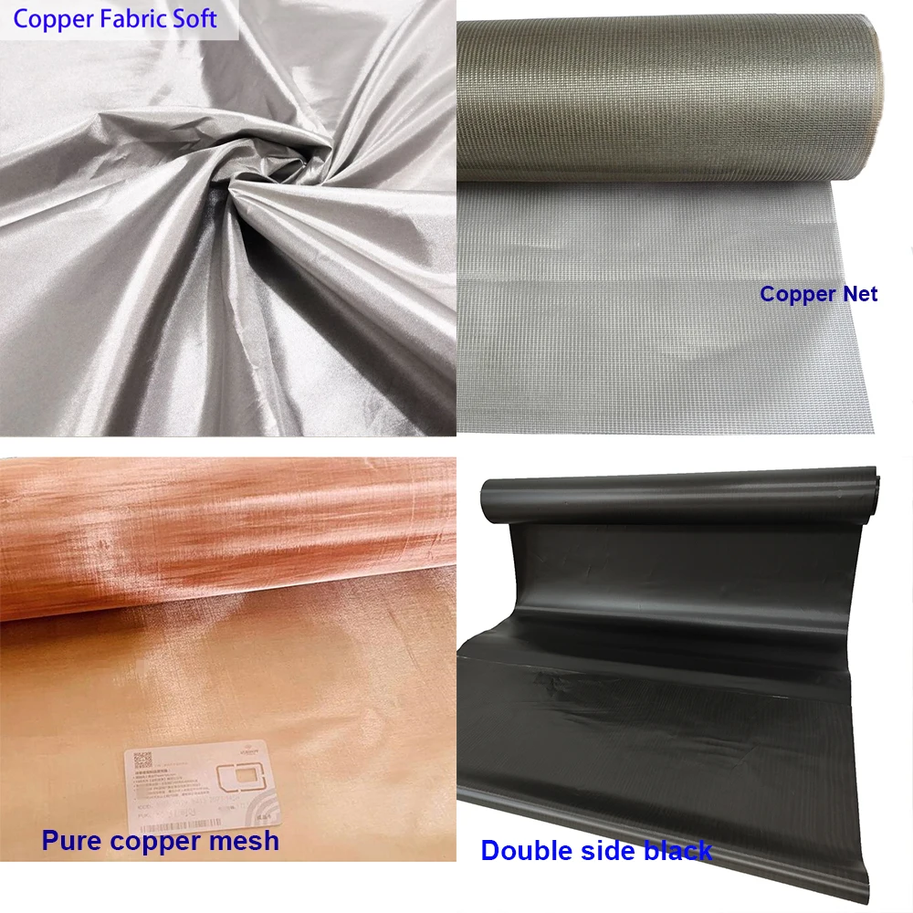 Faraday Fabric Pure Copper RFID Shielding Block Protect