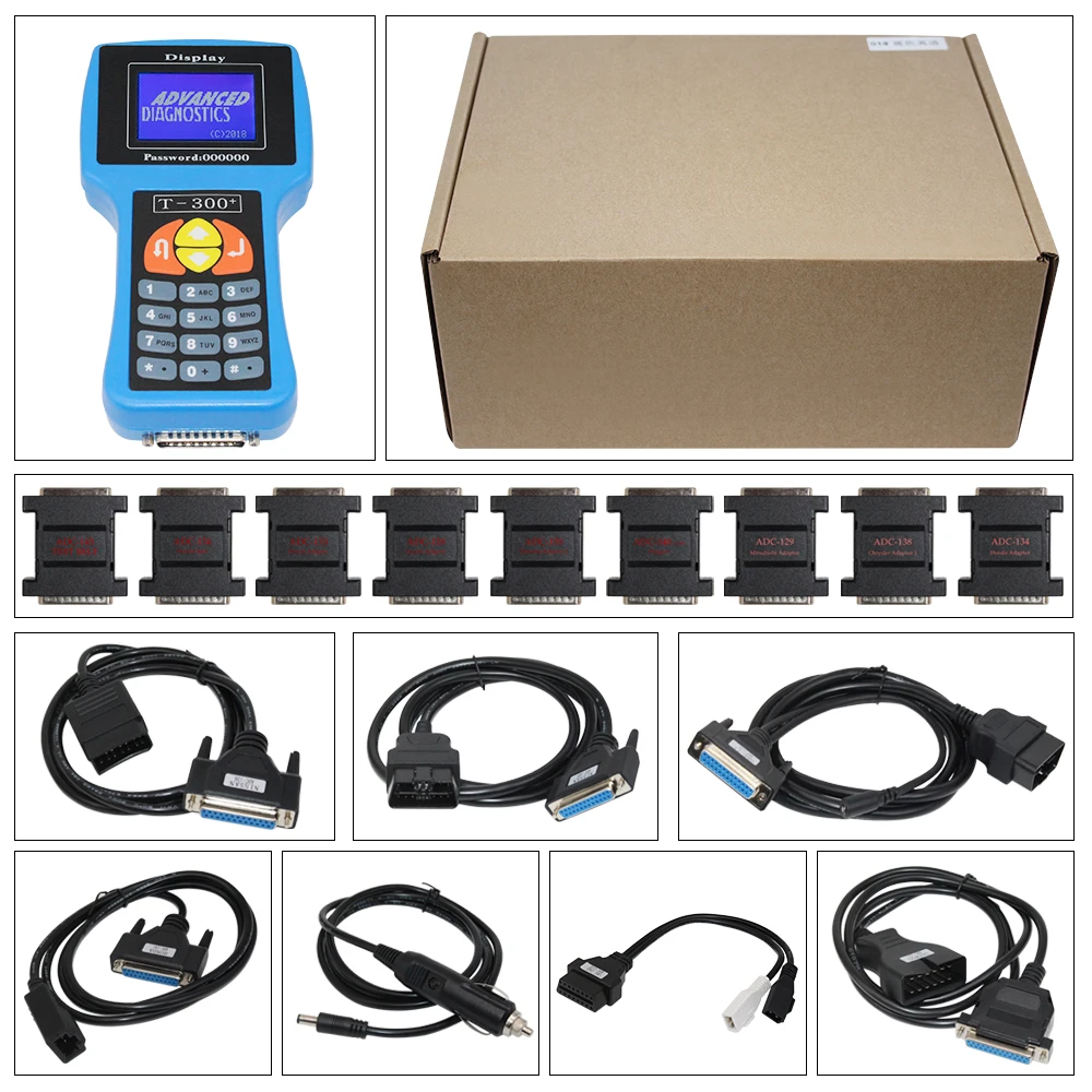 Nuovo Decodificatore Chiave Transponder Programmatore Chiave Auto T300 T-Code T300 Decodificatore Chiave Chip Programmatore Chiave Auto Diagnostica Co