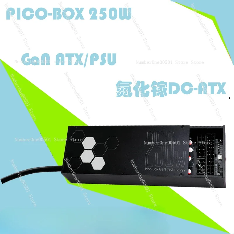 PICO-BOX Gan ATX-250WDC-ATX에 적합 초박형 완전 무소음 전..