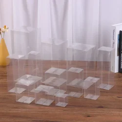 Versatile Clear PVC Gift and Display Boxes - 7x7x7cm (10pcs)
