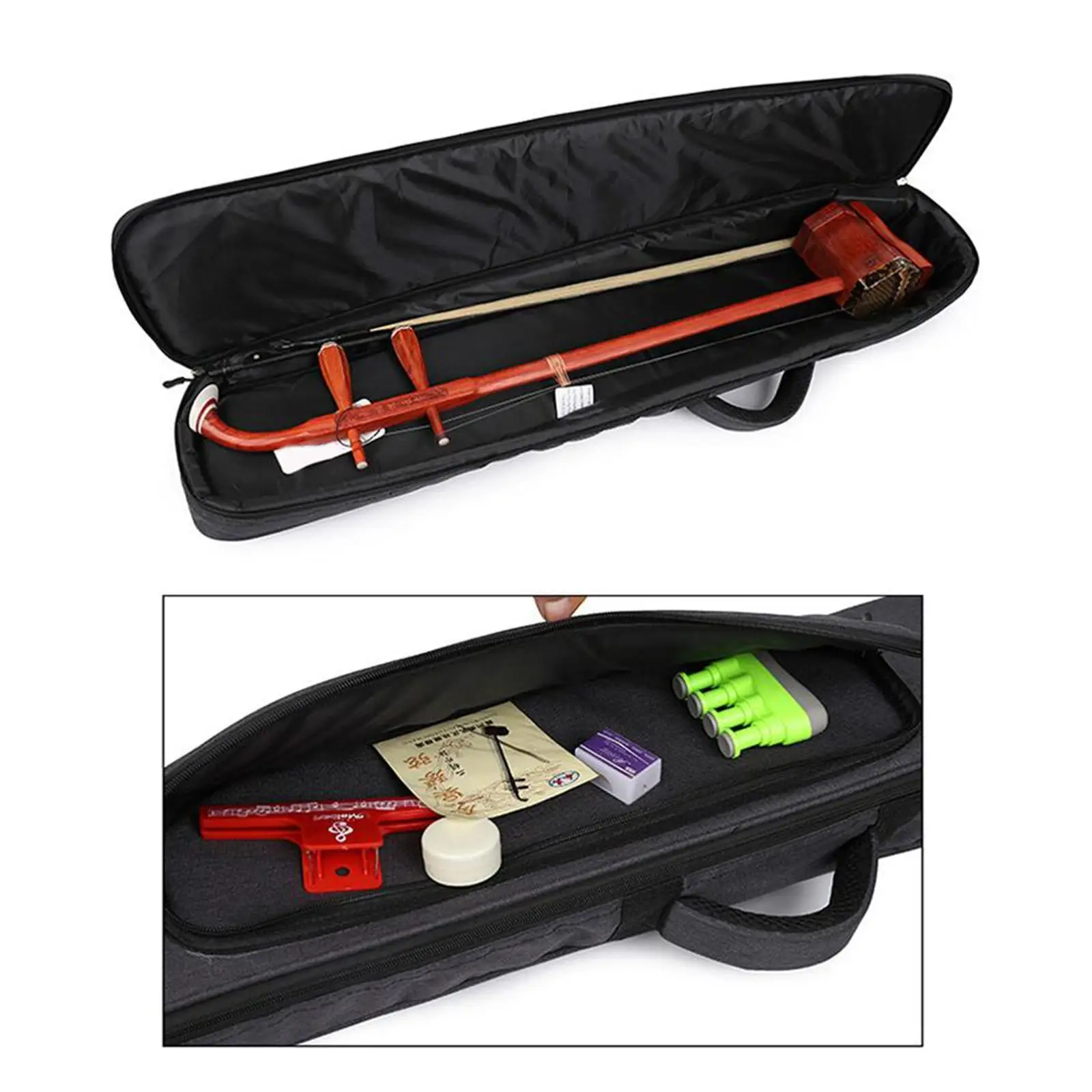 에르후 가방 경량 에르후 휴대용 케이스 가방 전통 민족 악기 무대 공연 중국 바이올린 콘서트용