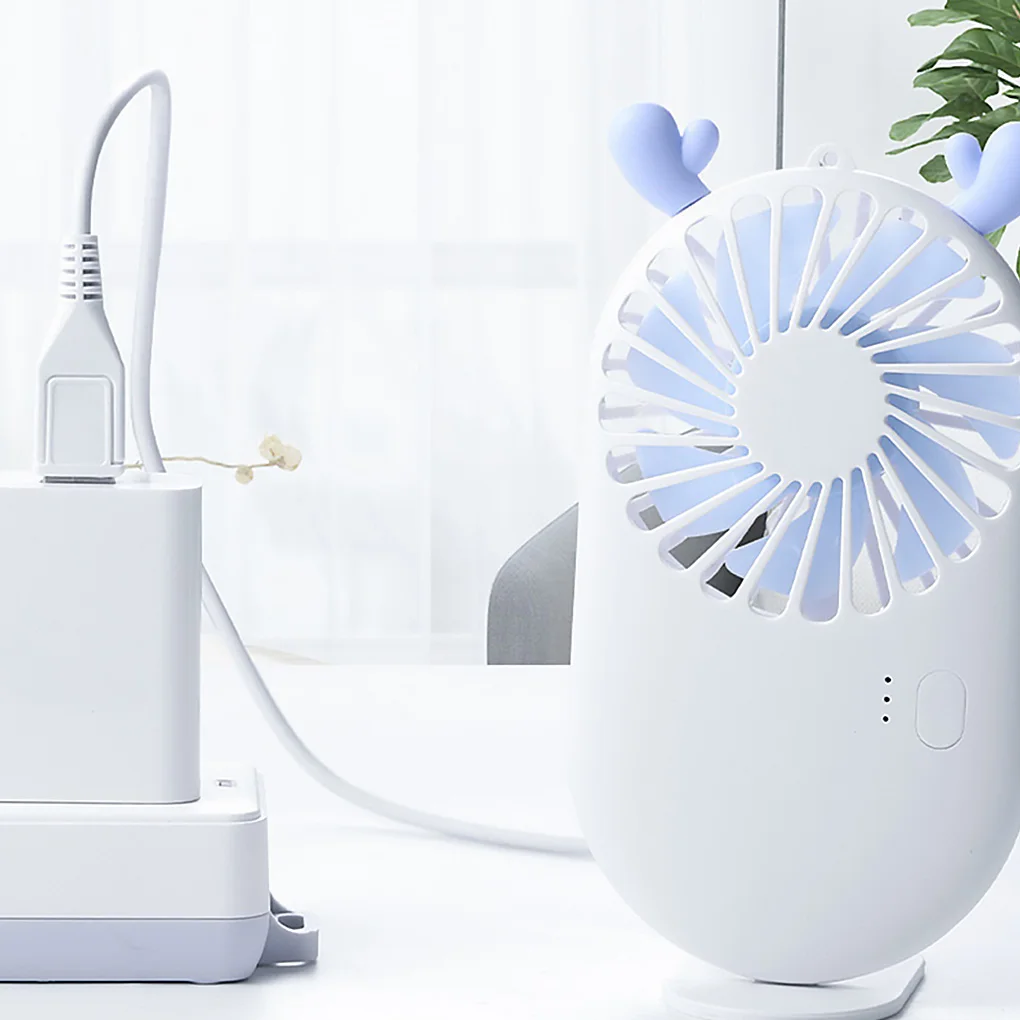 1pcs Mini Foldable Fan Handheld Mini Fan Outdoor Hiking Camping USB Rechargeable Portable Foldable Low Power Electric Fan