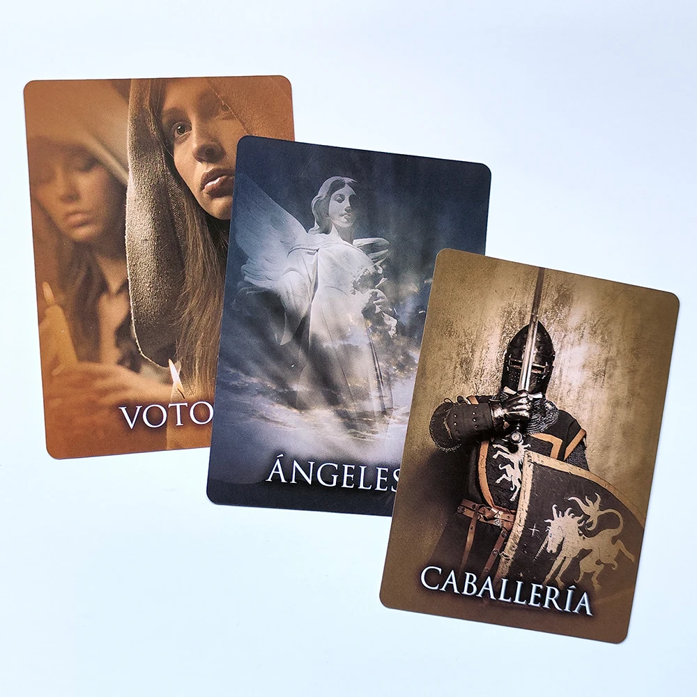 Spanish Version Past Life Oracle Cards .A 44 Tarot  Divination Edition FortuneTelling Deck  10.3*7.4cm 5