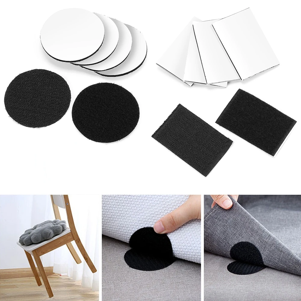 

5Pcs Car carpet Tape Self adhesive Fastener sticker Anti slip and anti running For bmwf30 Multi type vehicle stickers accesories