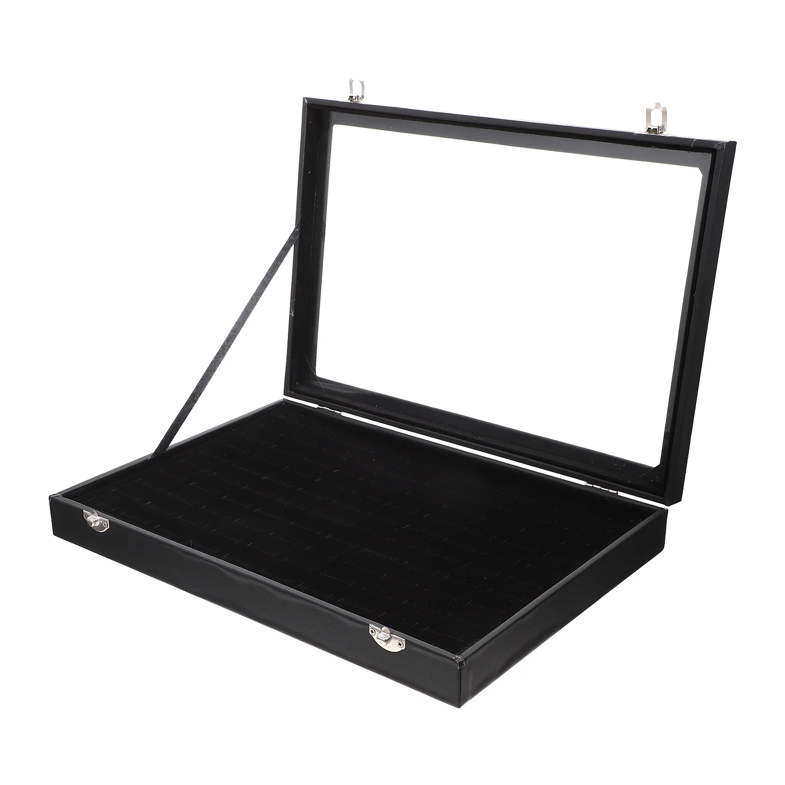 Counters For Jewelry Ring Storage Box Rings Organizer Tray Display Jewelry Pendant Showcase Polyester Boxes for Multiple with