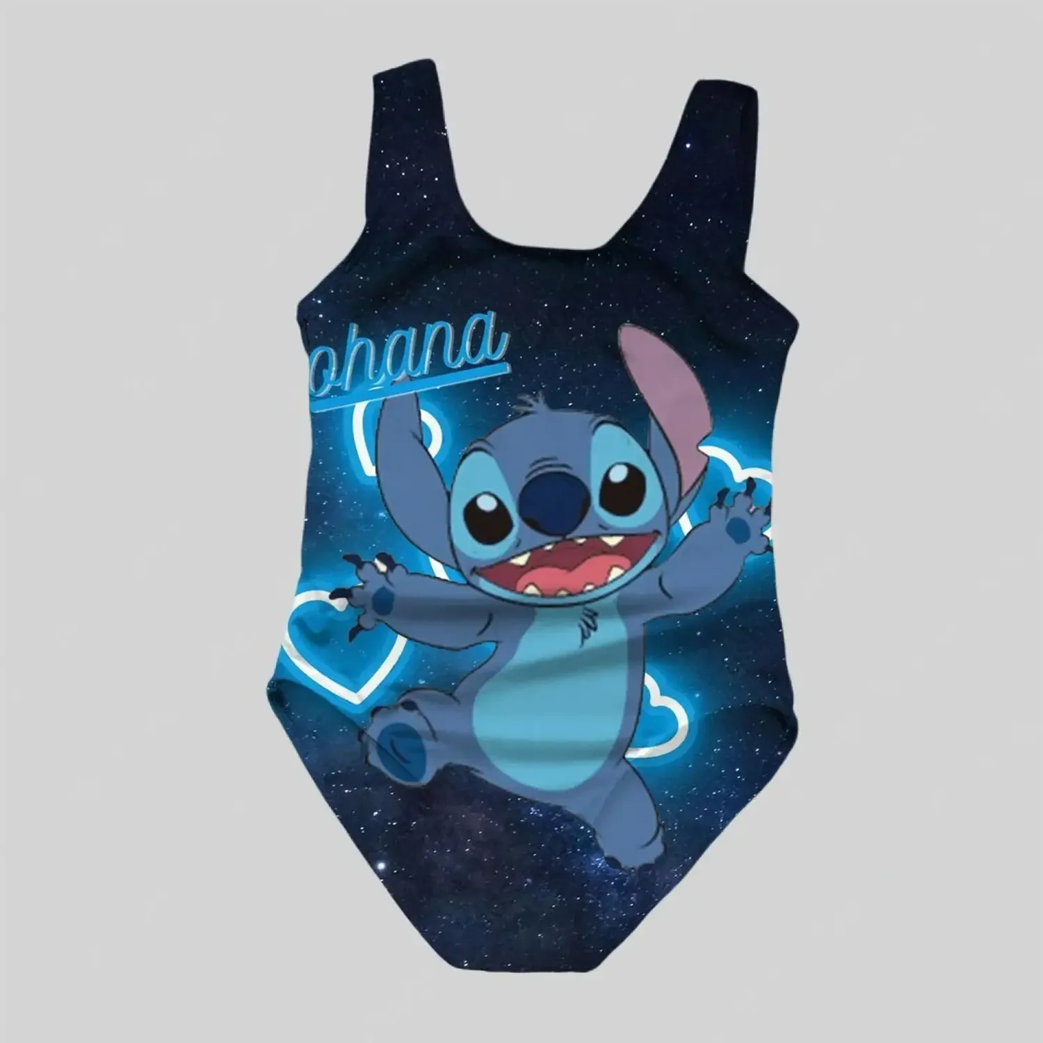 New Summer One-Piece Swimsuit Girl Cartoon Fashion Cute 3d Printed Women's Swimsuit Sleeveless Beach Vacation Sports Swimsuit 4