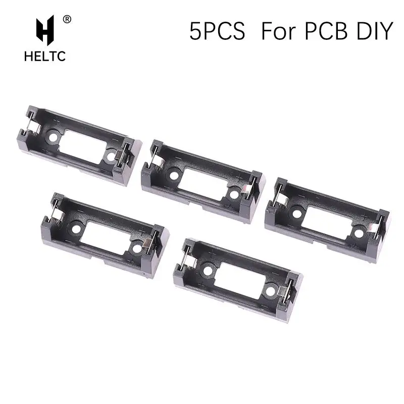 

5pcs Plug-in CR123A Battery Holder 16340 Battery Box LIR123A Battery Storage Box CR123A Battery Box Cover For PCB DIY