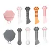 Pet Canned Spoon Adorable Lovely Paw Design Silicone Cat Food Can Lid Cover Spoon Jar Opener Puppy Feeding Food Scoop 1