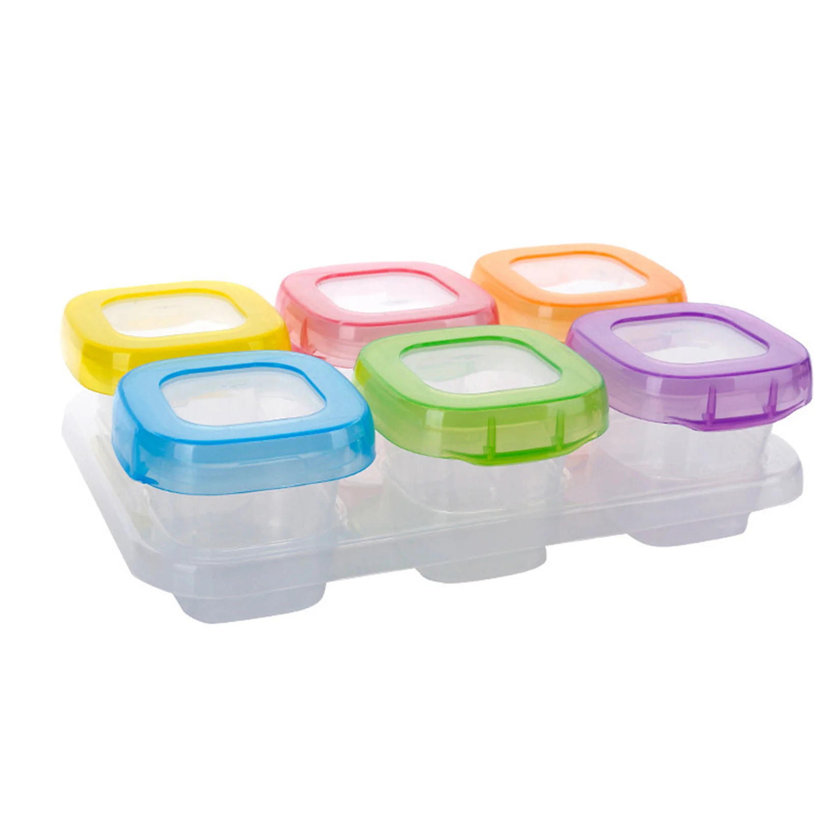 6PcsBabyFoodContainerSnacksBagsforBreastMilkPlastic