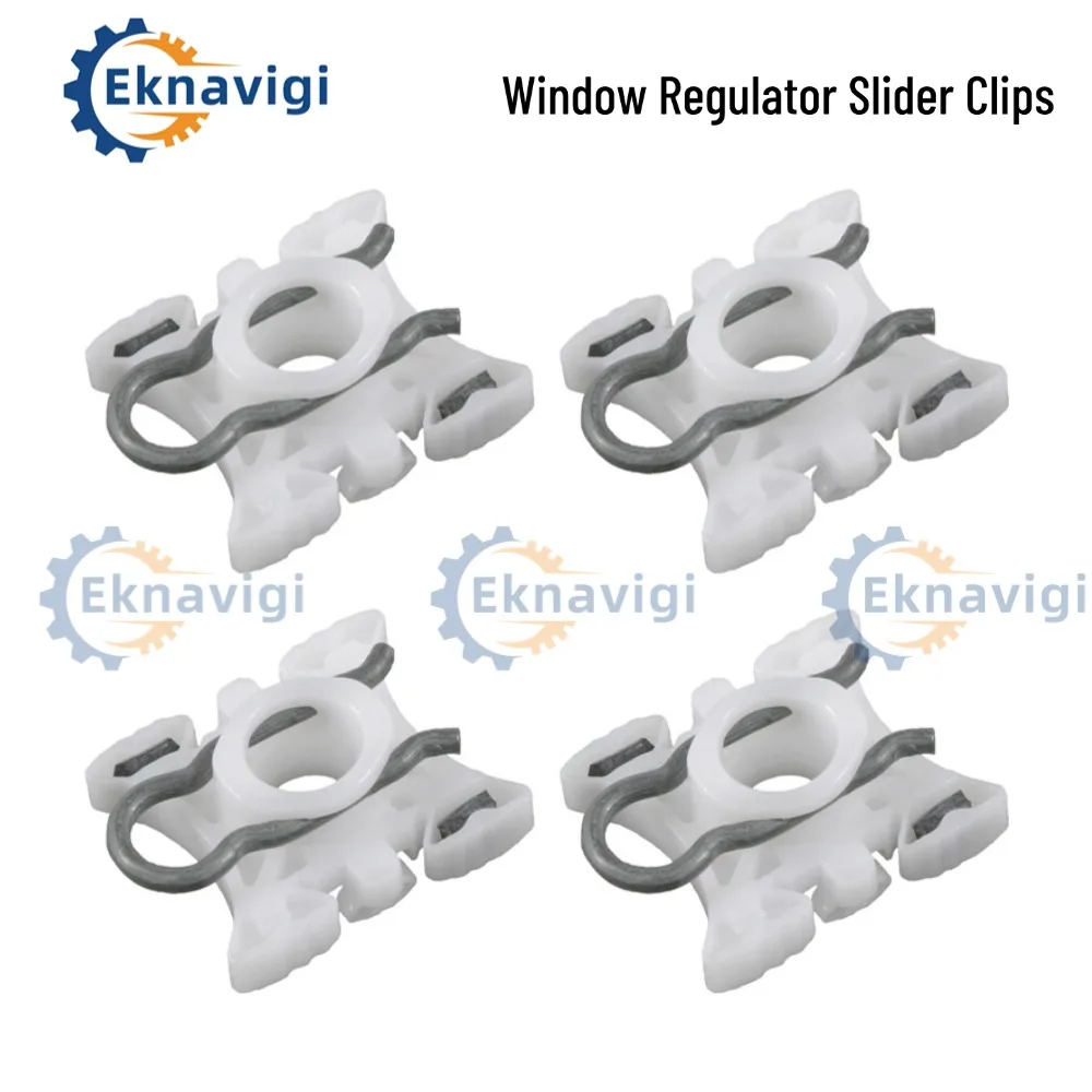 10PCS Window Regulator Slider Clips for E32 E34 E36 E85 E92 E93 S60 XC90 OE: 16562BW 51321938884