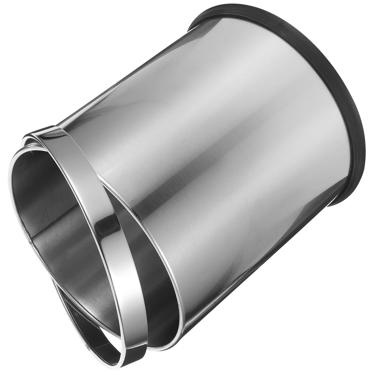 

Stainless Steel Trash Can Trash Can Bathroom Trash Can Simple Waste Basket Home Supply