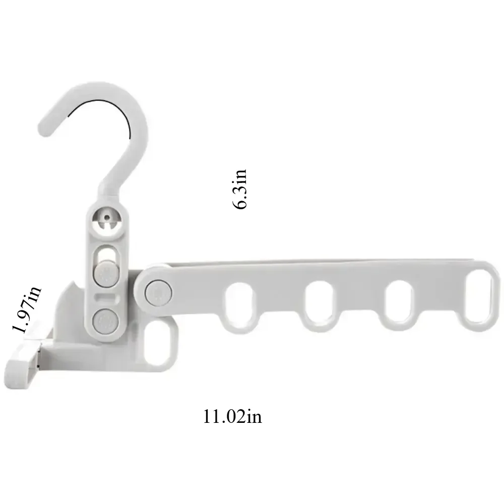 Drying Rack Portable Foldable Travel Hanger Folding Clothes Drying Rack Travel Hangers Hanging Rack 5 Holes