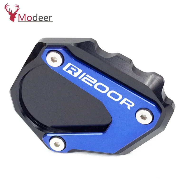 Side Stand Enlarger Extension Plate Foot Support Pad For BMW R1200R 2006-2014