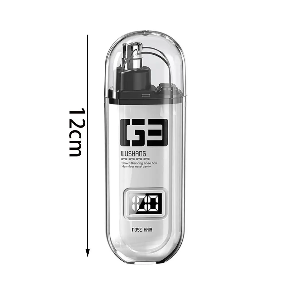 휴대용 전기 코털 트리머 USB 충전식 코 청소 포켓 헤어 눈썹 트리머 미니 다기능