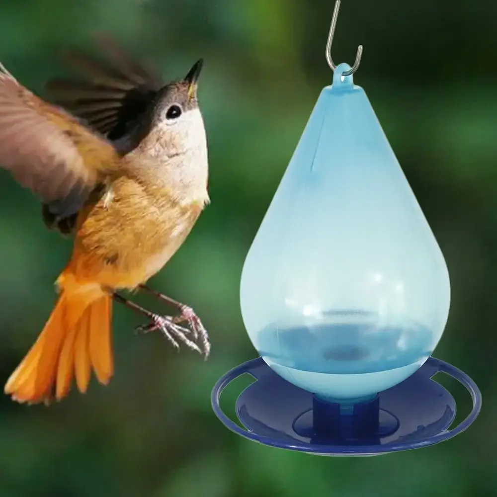 Bird Flower Shaped Hanging Bird Feeder Birdbath Garden Outdoor Decor Yard Farm Supplies Hummingbird Feeder Supplies bird feeder