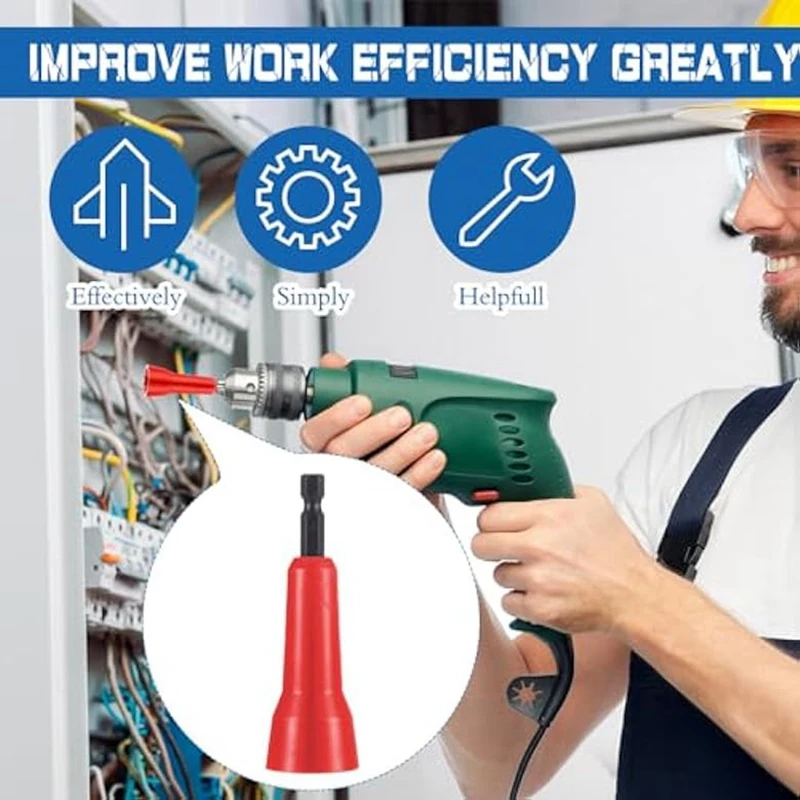 와이어 트위스트 도구, 드릴 와이어 스트리퍼, 트위스트 와이어 커넥터, 소켓 와이어 트위스트 스피너, 쉬운 설치, 2 개