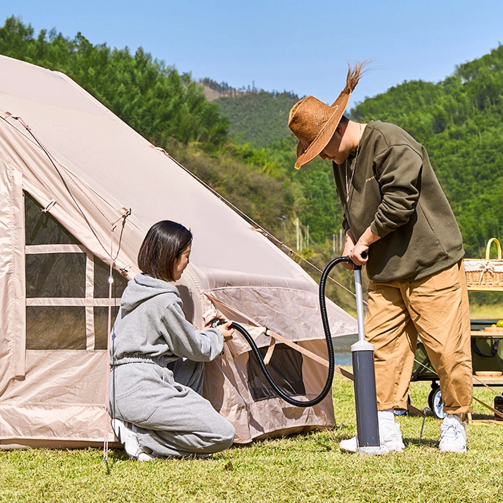 Tomshoo Waterproof Inflatable Tent Camping Tent for Fishing Hiking Caping Backpacking, Size: 300, Beige