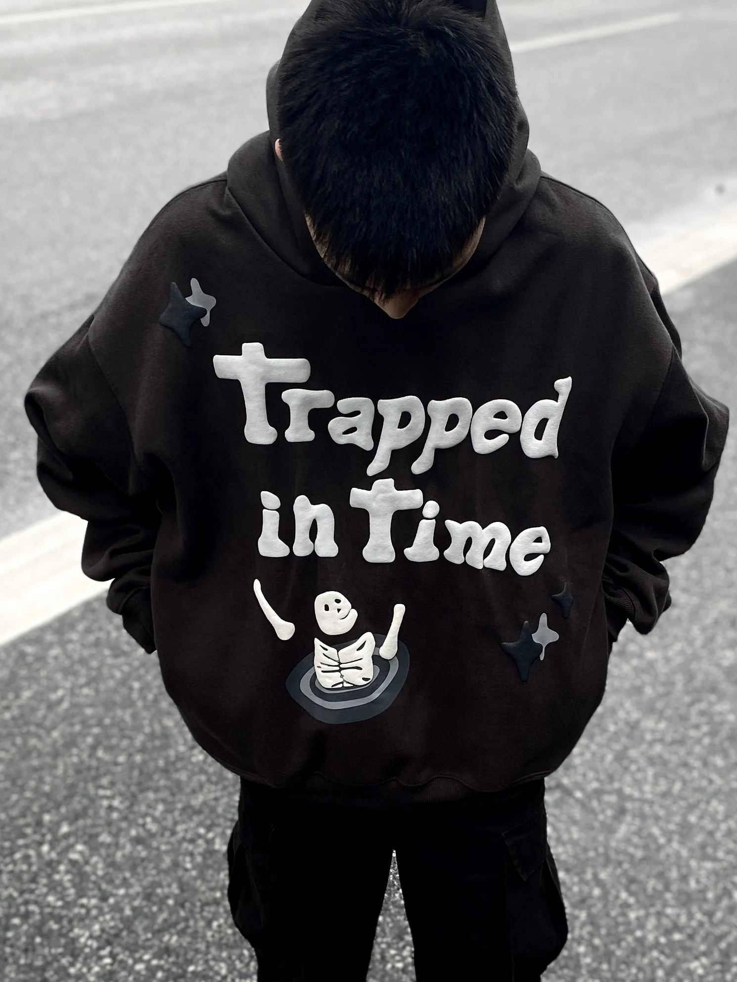 trapped in time hoodie - Broken Planet Hoodie