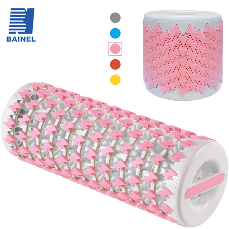 

Folding Yoga Column Adjustable Pilates Foam Roller Portable Fitness Equipment Leg Back Muscle Massage and Relaxation