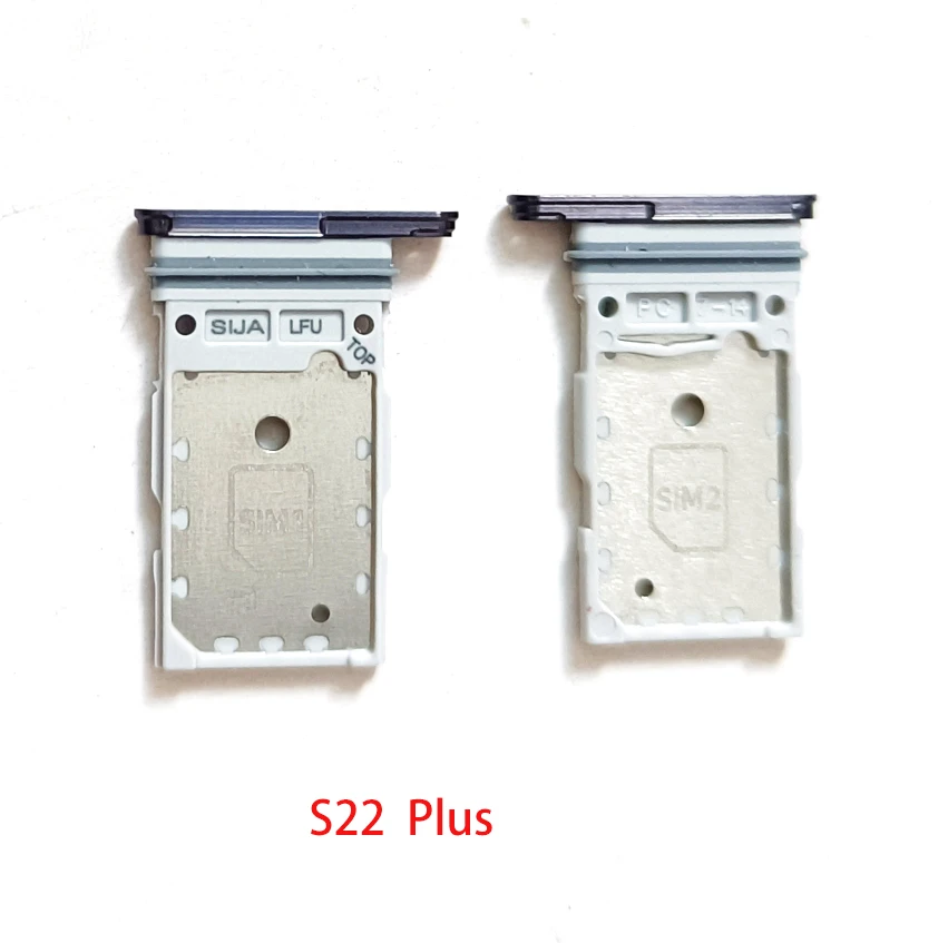 10 Pezzi Per Samsung Galaxy S22 Plus Dual Sim Card Tray S22 Ultra Micro Sd Holder Nano Slot Parte Di Ricambio