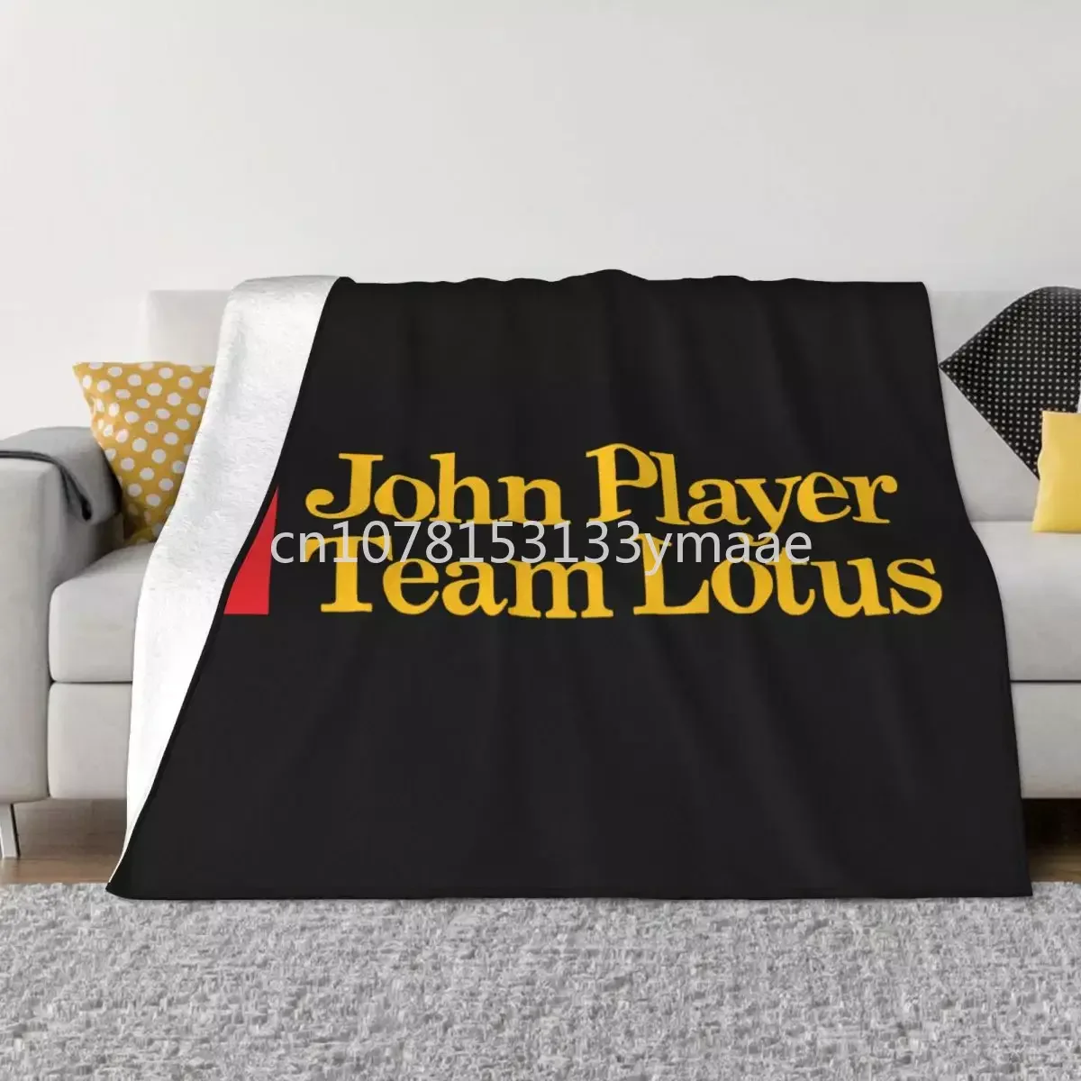 

Jps John Player Special Team Lotus Blankets Flannel Throw Blanket Autumn/Winter Personalised Lightweight Bedspread