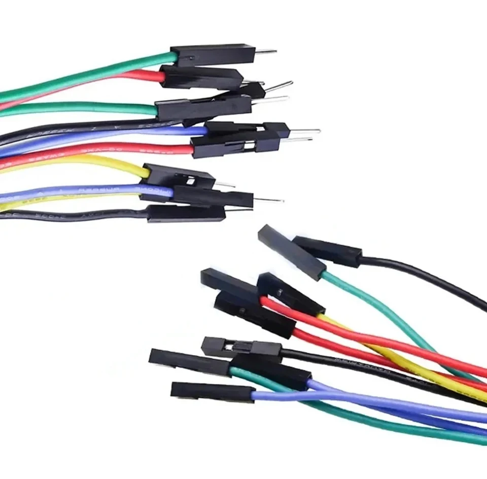 10 stücke Test Haken Clip zu Dupont Männlich/Weiblich Jumper Draht 26AWG Silikon Kabel Für Breadboard Oszilloskop Logic Analysator – Detail 7