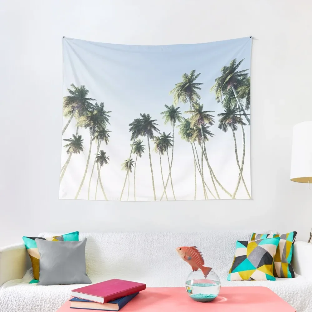 

Palm Trees Tapestry Custom Mushroom Anime Decor Aesthetic Room Decorations Tapestry