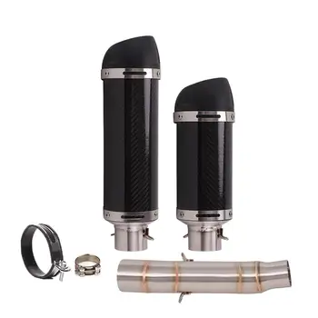 Exhaust Pipe FOR HONDA CBR300R 2013-2021 CB300F 2015-2021 Motorcycle Escape Muffler Mid Link Pipe With DB Killer Slip On Carbon