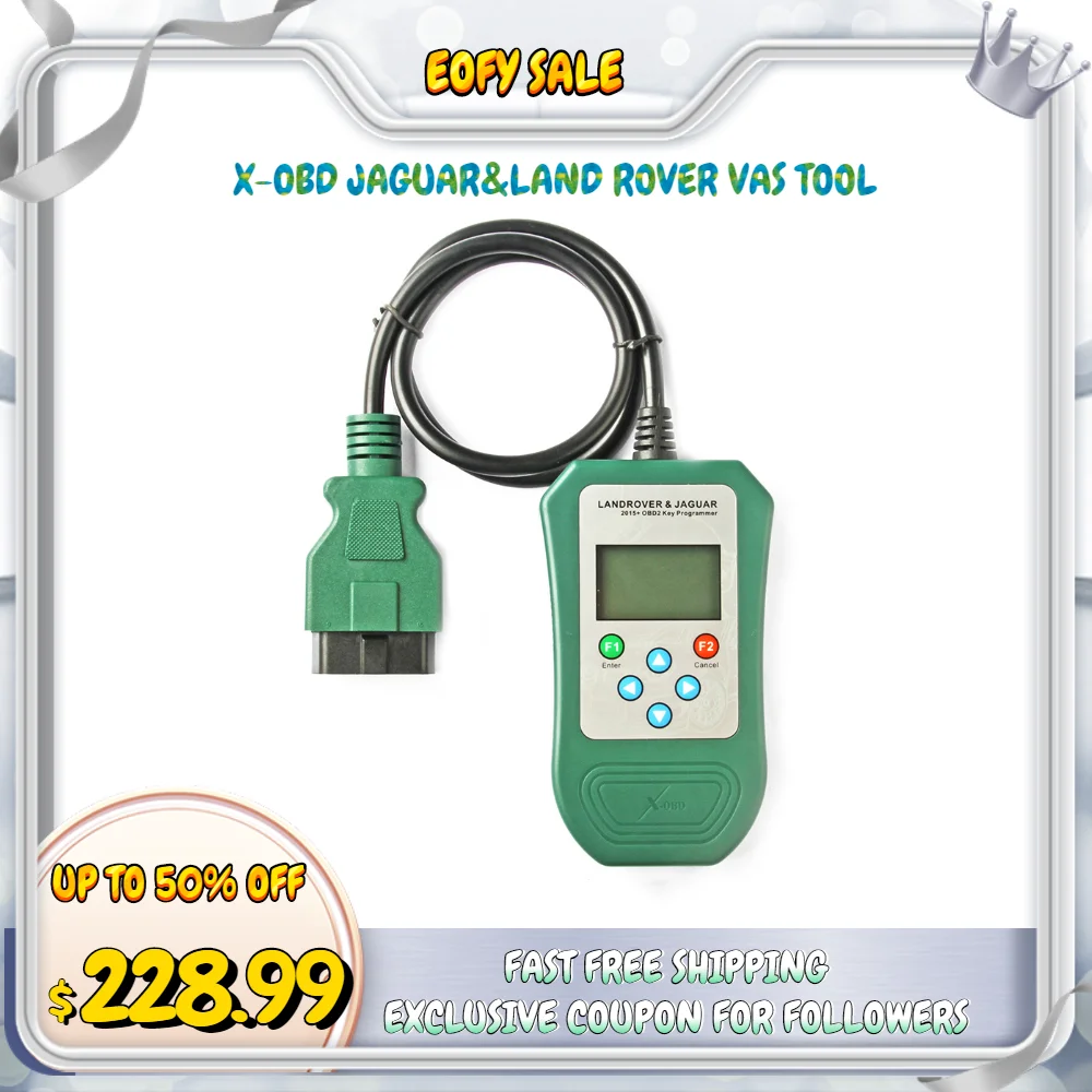 

New X-OBD JAGUAR & LAND-ROVER Professional VAS Value Added Service Tool For Land-Rover And Jaguar Diagonstic Tools Fast Shipping