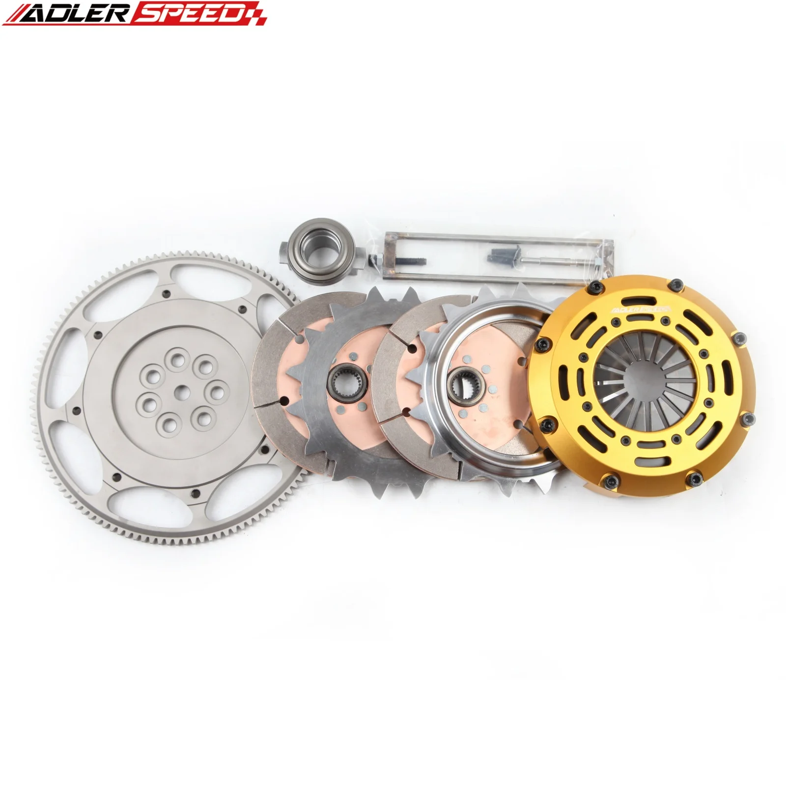 7.25(185mm)/8.5(215mm) 레이싱 클러치 트윈 디스크 키트 (미쓰비시 랜서 에보 4 5 6 7 8 9 2.0L 4G63 STANDARD/Medium/Heavier WT 용)