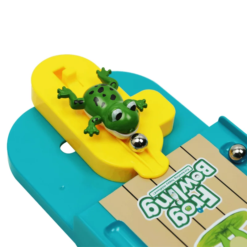 Cartoon Mini Bowling Set Toys Table Game Frog Bowling Children's Toy Party Table Interactive Sport Games Educational Kids Gifts 4