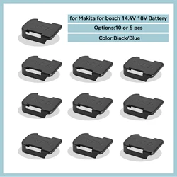 10/5 Pcs Battery Storage Rack Holder Case for Makita for bosch 14.4V 18V Fixing Devices Power Battery Tools