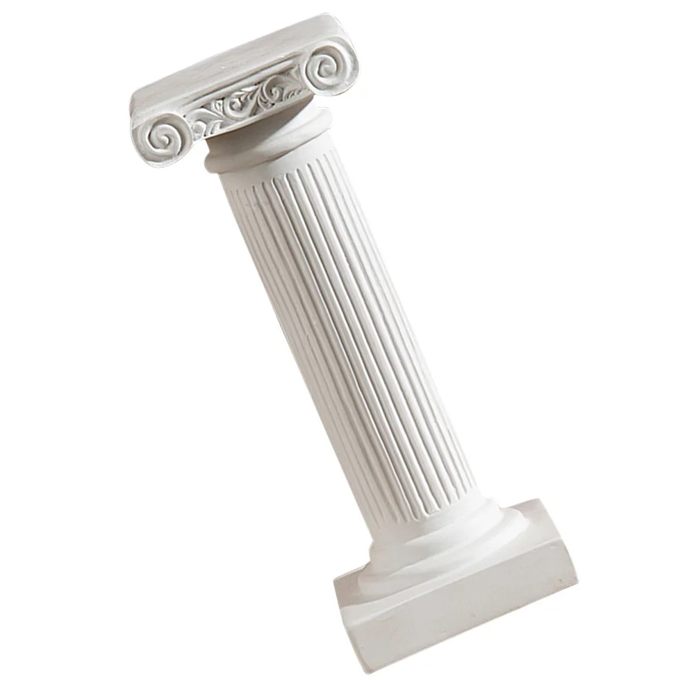 

Roman Pillar Candle Holder Greek Columns Roman Pillar Statue Mini Resin Classic Greek Statues Candlestick Candelabra