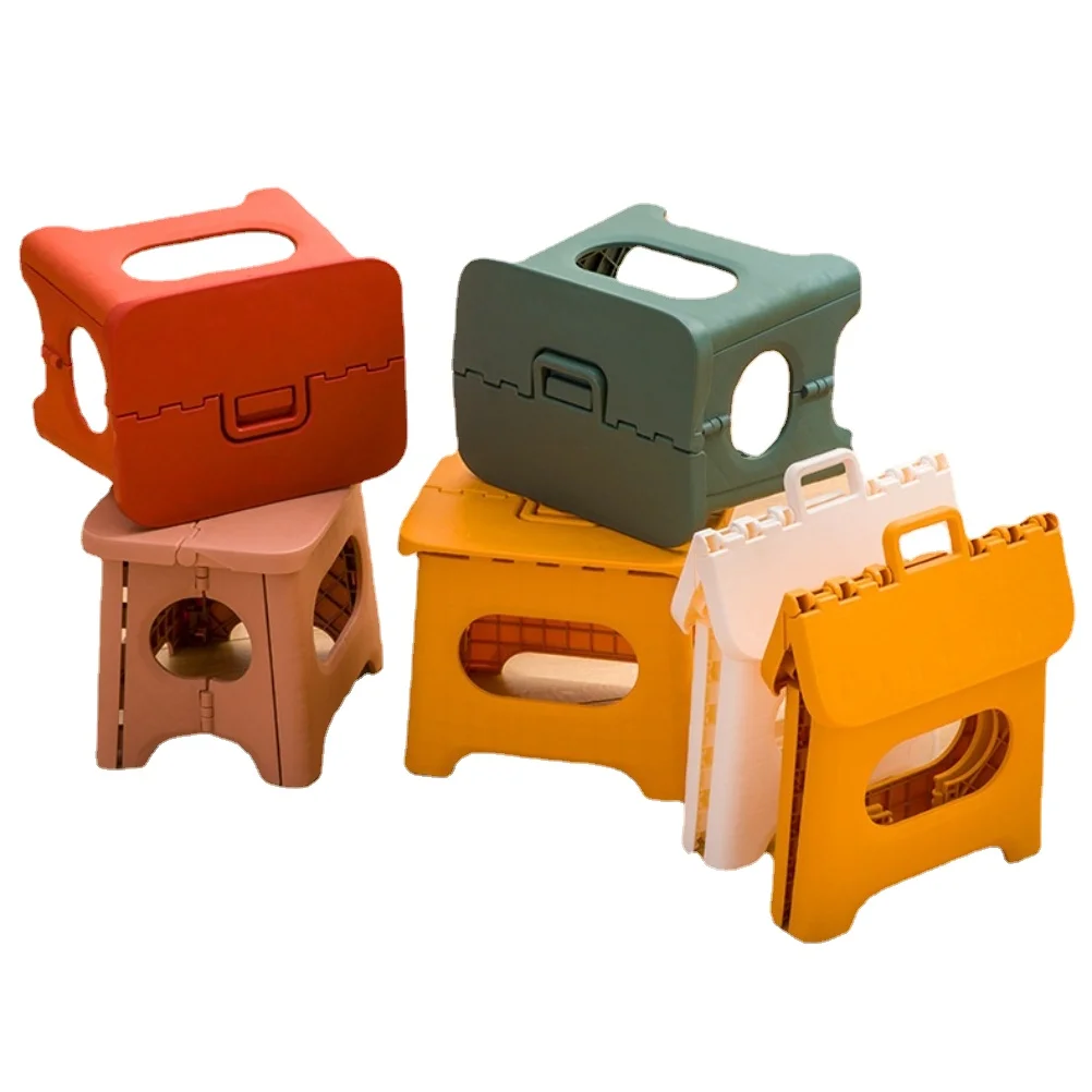 Portable Plastic Folding Stool Outdoor Fishing Stool Camping Chair