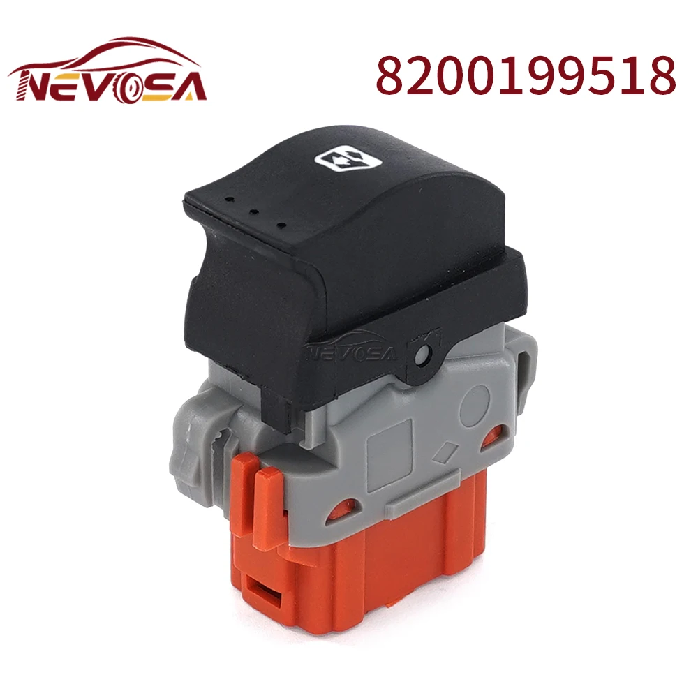 

Переключатель управления окном автомобиля evosa с одной кнопкой для Renault Master MK2 1998-2012 8200502452 8200199518