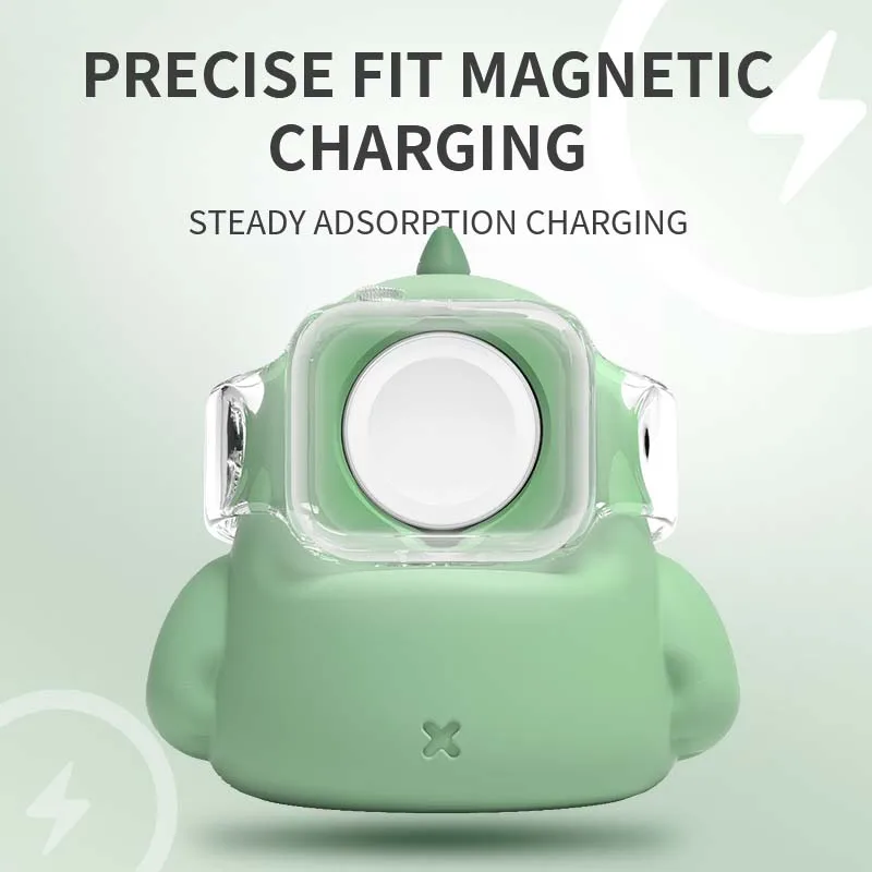 Silicone Charger Stand Holder Station Dock for Apple Watch Series 45/44/42/41/40/38mm IWatch 7/6/SE/5/4/3/2/1,Charging Dock Stat