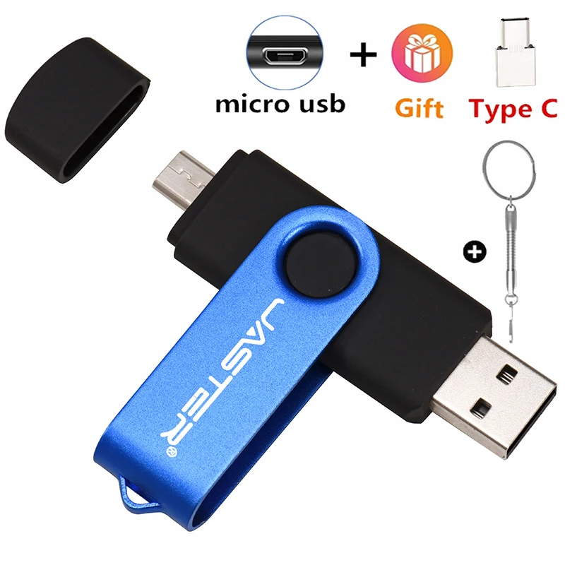 

USB-флеш-накопитель 3 в 1, OTG, 64 ГБ, 32 ГБ