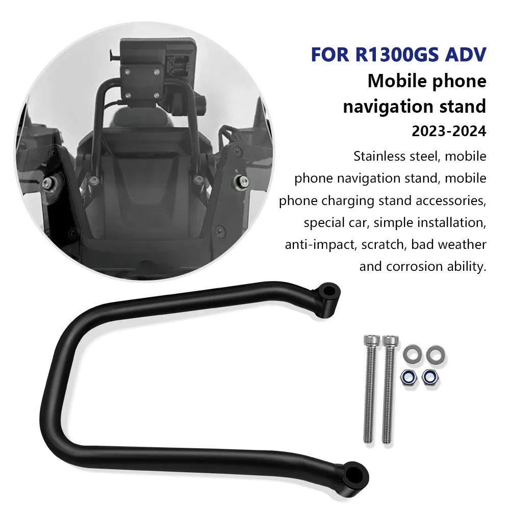 For R1300GS ADV R 1300 GS 2023 2024 Motorcycle Accessories Mobile Phone Navigation Bracket  r1300gs adv GPS Handlebar Support Mo_voghion.com