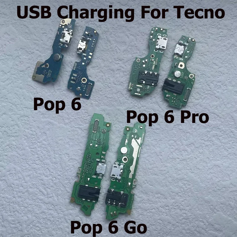 

New Fast USB Charging Dock Board Plug Jack Mic Microphone Flex Cable For Tecno Pop 6 Pro Go BE6j BE7 BE8