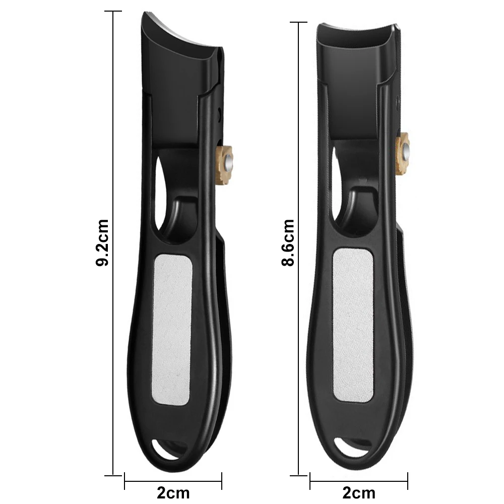 Nail Clippers 1Pc Stainless Steel Slanted Edge Nail Clipper Splash-Proof Large Opening Nail Clipper Portable Dead Skin Removal Cuticle Trimmer
