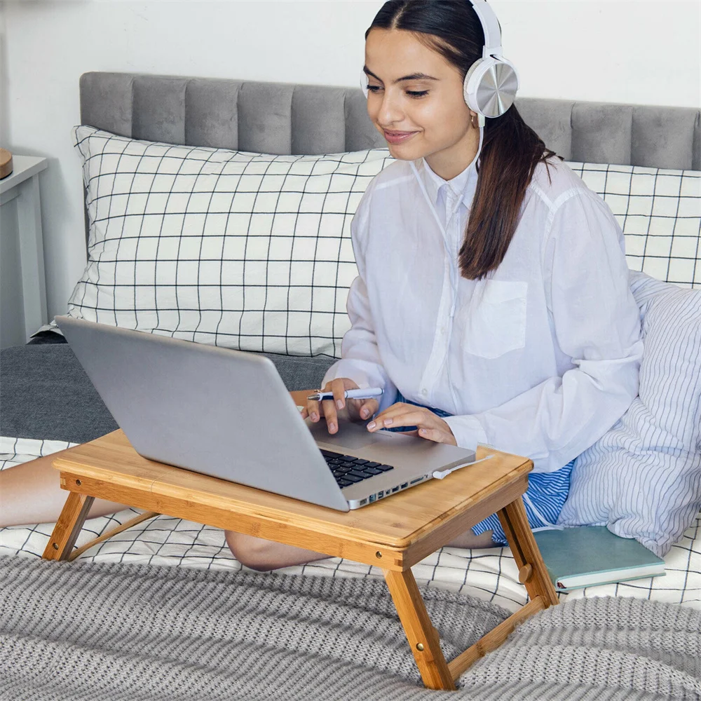 bamboo-laptop-desk-multi-position-adjustable-bed-tray-w-drawer-heat-dissipation