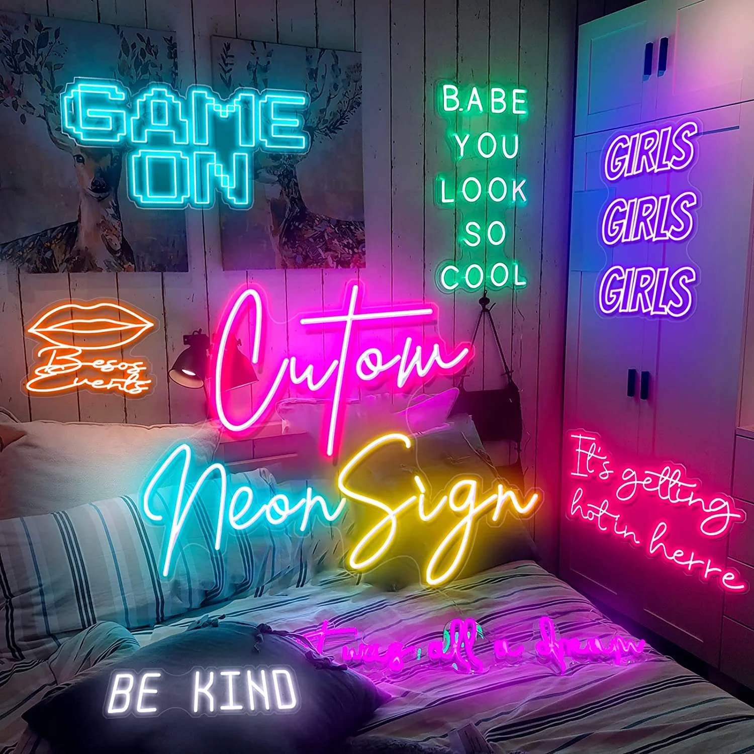 CustomNeonSignNeonLightLogoLedLettersNeonRoomDecorCustom