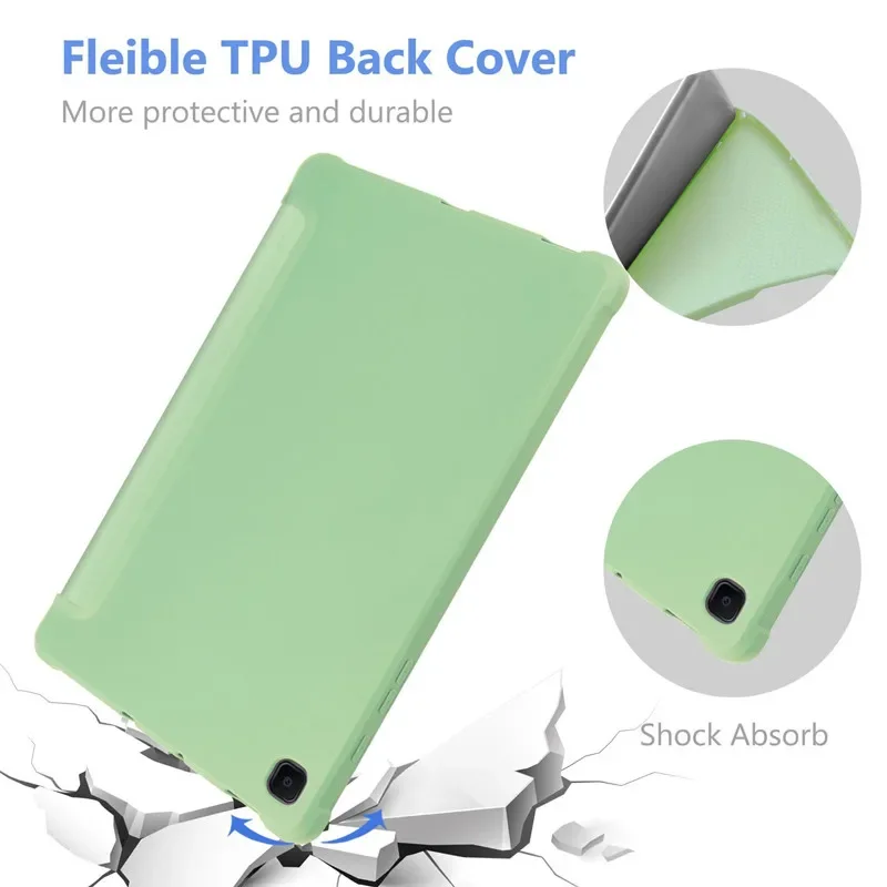 Premium Tri-Folding PU Stand Case - 10.4 inch Tablet Smart Cover