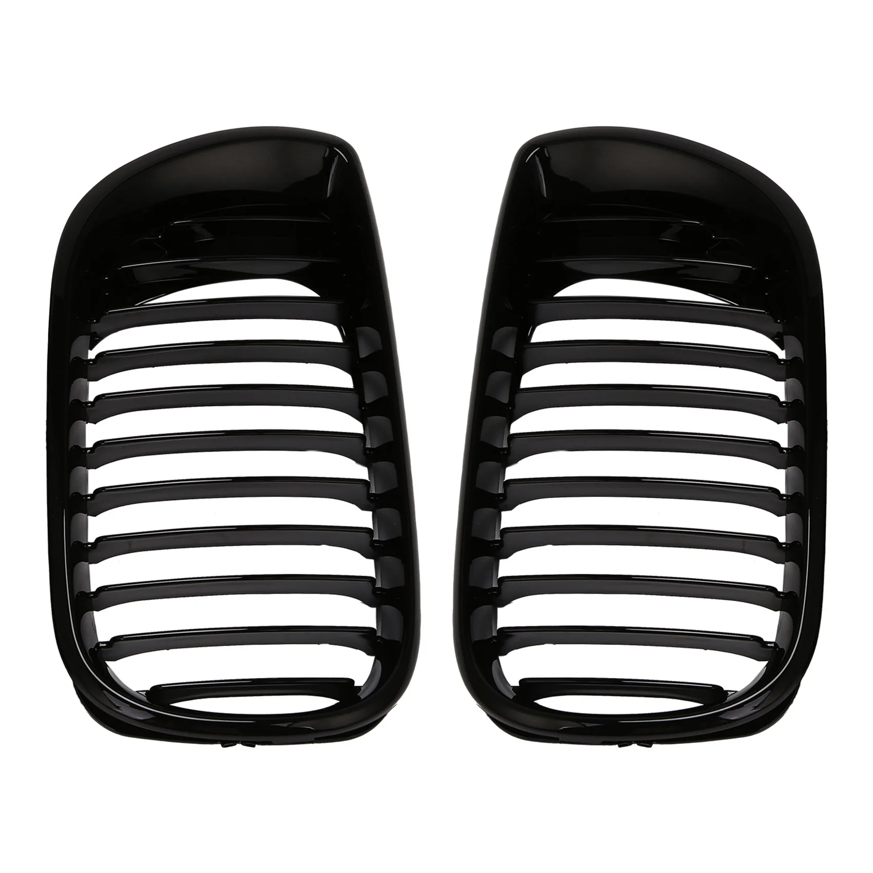 

Car Front Grille Grill Gloss Black Kidney Style For-BMW E46 02-05 3 Series 4 Door ABS 320I 325I 330I 51132158542